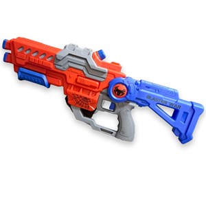 اسباب بازی تفنگ آب پاش شارژی آبی قرمز _اسباب بازی تفنگ