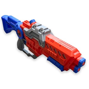 اسباب بازی تفنگ آب پاش شارژی آبی قرمز _اسباب بازی تفنگ