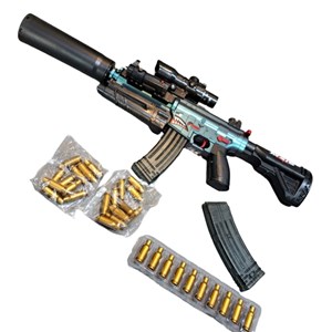 اسباب بازی تفنگ شارژی پوکه پران تیر ژله ای مدل M416_اسباب بازی تفنگ