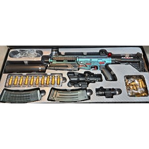 اسباب بازی تفنگ شارژی پوکه پران تیر ژله ای مدل M416_اسباب بازی تفنگ