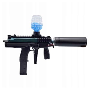 اسباب بازی تفنگ شارژی تیر ژله ای لیزردار مدل MP9 _اسباب بازی تفنگ