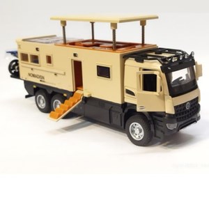 اسباب بازی ماشین کامیون کمپر مرسدس بنز نخودی مقیاس 1:24 BENZ NOMADISN _اسباب بازی ماشین