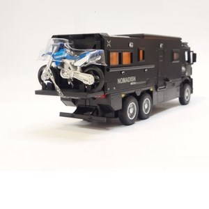 اسباب بازی ماشین کامیون کمپر مرسدس بنز مشکی مقیاس 1:24 BENZ NOMADISN_اسباب بازی ماشین