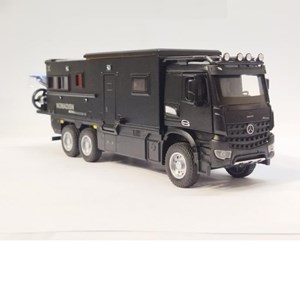 اسباب بازی ماشین کامیون کمپر مرسدس بنز مشکی مقیاس 1:24 BENZ NOMADISN_اسباب بازی ماشین