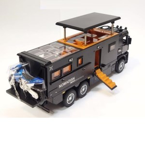 اسباب بازی ماشین کامیون کمپر مرسدس بنز مشکی مقیاس 1:24 BENZ NOMADISN_اسباب بازی ماشین