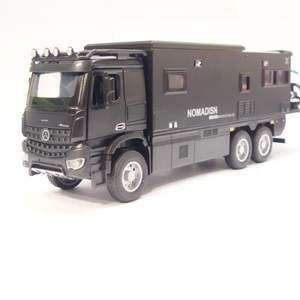 اسباب بازی ماشین کامیون کمپر مرسدس بنز مشکی مقیاس 1:24 BENZ NOMADISN_اسباب بازی ماشین