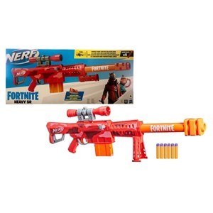 اسباب بازی تفنگ نرف Nerf مدل Hasbro - Nerf - Fortnite Heavy SR Blaster_اسباب بازی تفنگ