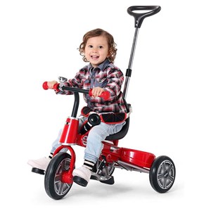 سه چرخه‌ی تاشوی Rastar قرمز مدل Rastar - Fold Tricycle Bike - Red_اسباب بازی دوچرخه