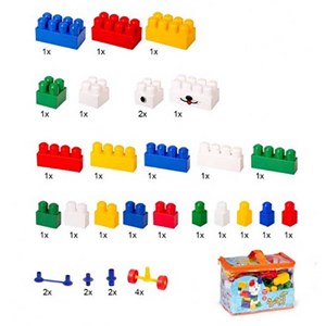 اسباب بازی لگو کلاسیک آجره 33 قطعه کیفی با فرزندان_اسباب بازی لگو