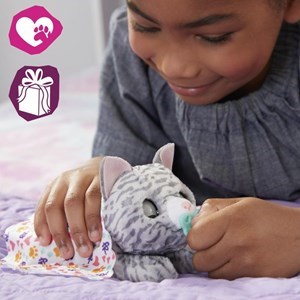 اسباب بازی عروسک پیشی رباتیک FurReal Newborns مدل FurReal - Newborns Kitty Interactive Animatronic Plush_اسباب بازی ربات