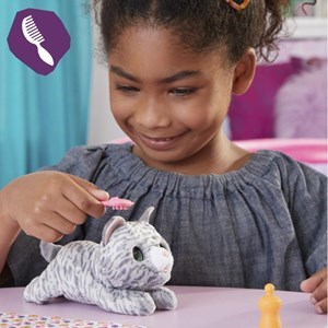 اسباب بازی عروسک پیشی رباتیک FurReal Newborns مدل FurReal - Newborns Kitty Interactive Animatronic Plush_اسباب بازی ربات