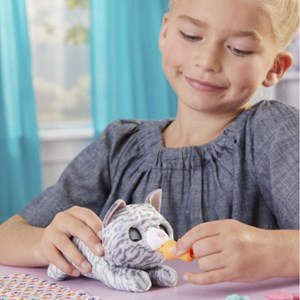 اسباب بازی عروسک پیشی رباتیک FurReal Newborns مدل FurReal - Newborns Kitty Interactive Animatronic Plush_اسباب بازی ربات