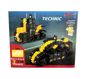 اسباب بازی ساختنی کامیون مسابقه 158 قطعه کلیکس توی CLIX TOY _اسباب بازی لگو