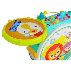 اسباب بازی موزیکال جاز و درام بزرگ هولی تویز مدل 3130 Hola Toys Dimple Electric Big Toy Drum Set for Kids _اسباب بازی موسیقی