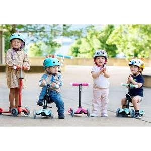 اسکوتر پنج حالته مجیک دلوکس صورتی مدل Micro - Mini2Grow - 5 in 1 - Deluxe Magic LED Pink_اسکوتر