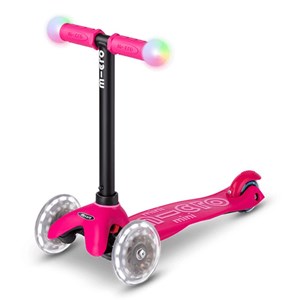 اسکوتر پنج حالته مجیک دلوکس صورتی مدل Micro - Mini2Grow - 5 in 1 - Deluxe Magic LED Pink_اسکوتر