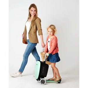 اسکوتر چمدانی جمع شو نعنایی مدل Micro - Luggage - Junior Mint_اسکوتر