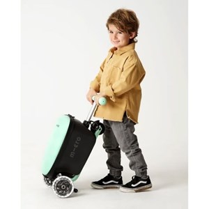 اسکوتر چمدانی جمع شو نعنایی مدل Micro - Luggage - Junior Mint_اسکوتر