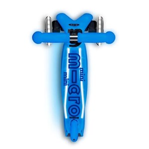 اسکوتر مینی دلوکس پلاس درخشان با چرخ های چراغ دار مدل Micro - Mini Micro Deluxe Glow LED - Artic Blue Plus_اسکوتر
