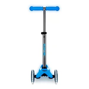 اسکوتر مینی دلوکس پلاس درخشان با چرخ های چراغ دار مدل Micro - Mini Micro Deluxe Glow LED - Artic Blue Plus_اسکوتر