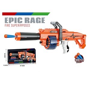 اسباب بازی تفنگ مسلسل رگباری دسته دار Future مدل G10 Epic Rage Electric_ اسباب بازی تفنگ
