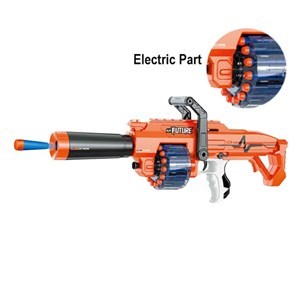 اسباب بازی تفنگ مسلسل رگباری دسته دار Future مدل G10 Epic Rage Electric_ اسباب بازی تفنگ