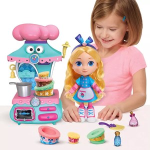 عروسک آلیس در سرزمین عجایب همراه با فر جادویی مدل Disney - Disney Junior - Alice's Wonderland Bakery Alice Doll and Magical Oven Set_اسباب بازی عروسک دخترانه