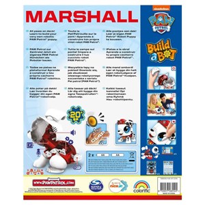 اکشن فیگور ساختنی مارشال Paw Patrol سگ های نگهبان مدل Goliath - Paw Patrol - Build a Bot - Marshall_اسباب بازی اکشن فیگور