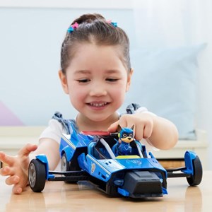 ماشین اسباب بازی تبدیل شونده چیس سگ های نگهبان مدل Spin Master - Paw Patrol - The Mighty Movie - Chase Transforming Cruiser_اسباب بازی ماشین