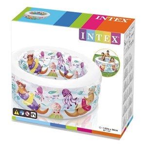 استخر بادی عمیق با طرح آکواریوم اینتکس intex_اسباب بازی ورزشی