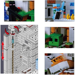 لگو ماینکرافت نبرد برای قلعه 2688 قطعه مدل 76010 Minecraft_اسباب بازی لگو