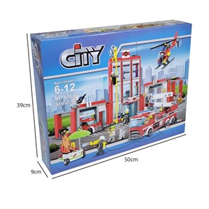 لگو سیتی عملیات آتش نشانی 919 قطعه مدل Cityes 6064_اسباب بازی لگو