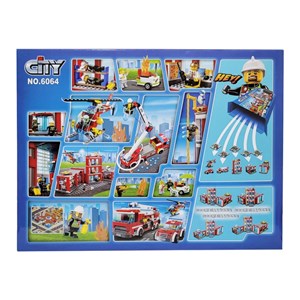 لگو سیتی عملیات آتش نشانی 919 قطعه مدل Cityes 6064_اسباب بازی لگو