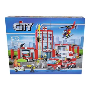 لگو سیتی عملیات آتش نشانی 919 قطعه مدل Cityes 6064_اسباب بازی لگو