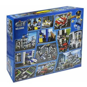 لگو سیتی ایستگاه پلیس 894 قطعه مدل Cityes 6065_اسباب بازی لگو