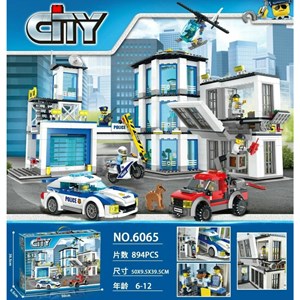 لگو سیتی ایستگاه پلیس 894 قطعه مدل Cityes 6065_اسباب بازی لگو