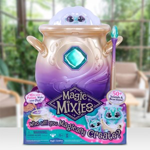مجیک میکسیز دیگ جادویی با عروسک رباتیک سورپرایزی آبی Magic Mixies_عروسک رباتیک
