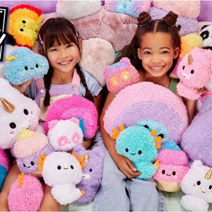 عروسک پولیشی یونیکورن سورپرایزی بزرگ مدل MGA - Fluffie Stuffiez - Large Collectible Plush - Unicorn_عروسک سورپرایزی