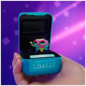 اسباب بازی ربات حیوون خانگی دیجیتالی بیتزی آبی مدل Magical Interactive Toy Digital Pet and Case with 20 Characters_اسباب بازی دیجیتال و هوشمند