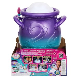مجیک میکسیز دیگ جادویی با عروسک رباتیک سورپرایزی بنفش مدل Moose - Magic Mixies - Magic Cauldron Purple_عروسک رباتیک
