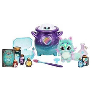 مجیک میکسیز دیگ جادویی با عروسک رباتیک سورپرایزی بنفش مدل Moose - Magic Mixies - Magic Cauldron Purple_عروسک رباتیک