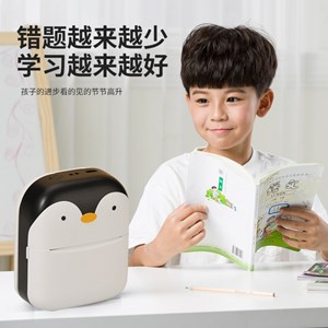 مینی پرینتر جیبی بدون نیاز به جوهر طرح پنگوئن_اسباب بازی دیجیتال و هوشمند