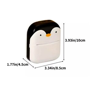 مینی پرینتر جیبی بدون نیاز به جوهر طرح پنگوئن_اسباب بازی دیجیتال و هوشمند