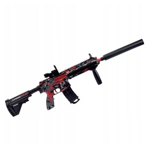 تفنگ اسباب بازی شارژی تیر ژله ای قرمز مدل CARBINE M416_اسباب بازی تفنگ