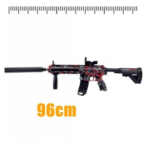 تفنگ اسباب بازی شارژی تیر ژله ای قرمز مدل CARBINE M416_اسباب بازی تفنگ