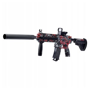 تفنگ اسباب بازی شارژی تیر ژله ای قرمز مدل CARBINE M416_اسباب بازی تفنگ