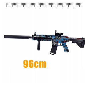 تفنگ اسباب بازی شارژی تیر ژله ای آبی مدل CARBINE M416_اسباب بازی تفنگ