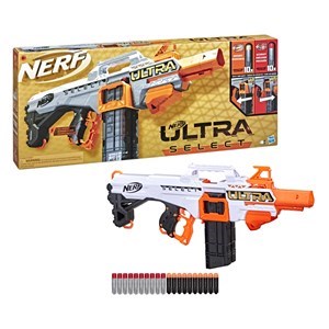 اسباب بازی تفنگ نرف Nerf مدل Hasbro - Nerf - Ultra Select Fully Motorized Blaster, Fire 2 Ways, Includes Clips and Darts_اسباب بازی تفنگ