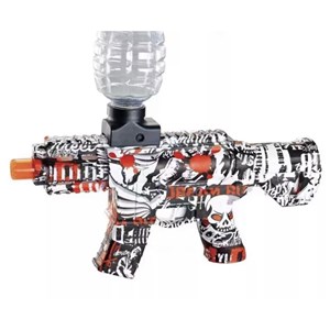 تفنگ اسباب بازی مسلسل تیر ژله ای شارژی قرمز Shooting Toy Gun_اسباب بازی تفنگ