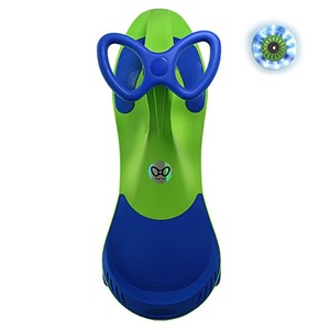 سه چرخه لوپ کار چرخ ژله ای چراغدار سبز آبی LOOPCAR-اسباب بازی دوچرخه